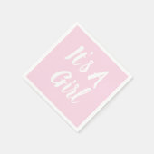 Serviette En Papier C'est une fille (Coin)