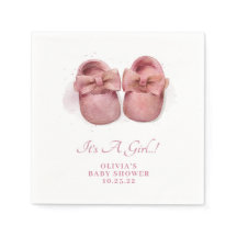 C'est une fille Aquarelle Bébé Chaussures Mignonne