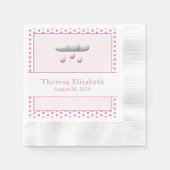Serviette En Papier C'est une fille Baby shower personnalisable