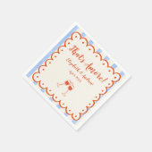 Serviette En Papier C'est une main fantaisiste plus tendance dessinée (Coin)