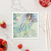 Serviette En Papier C'est une mariée féerique (En situation)