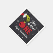 Serviette En Papier C'est une Mean One | Grinch Chalkboard Anniversair (Coin)