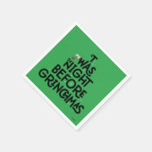 Serviette En Papier 'C'était la nuit avant Grinchmas (Coin)