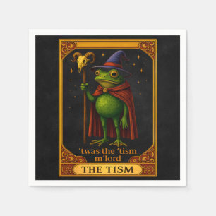 Serviette En Papier C'était Le 'Tism M'Lord Frog Meme Sensibilisation