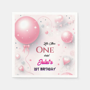 Serviette En Papier Cette mignonne Reine Miss Onederday 1er anniversai