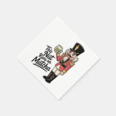 Serviette En Papier Cette noix tourne sur Matcha Christmas Nutcracker (Coin)
