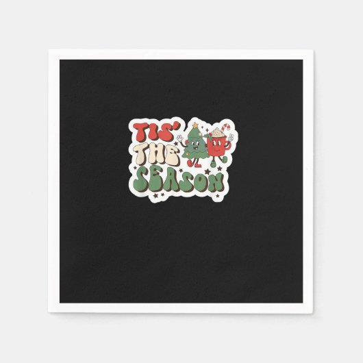 Serviette En Papier Cette Saison Retro Funny Sloth (Devant)