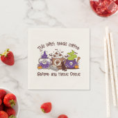 Serviette En Papier Cette sorcière a besoin de café (En situation)