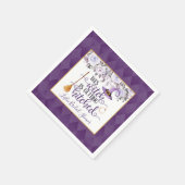 Serviette En Papier Cette sorcière se marie Serviette - Personnalisé (Coin)