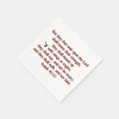 Serviette En Papier Ceux qui attendent sur le Seigneur (Coin)