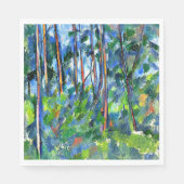 Serviette En Papier Cezanne - Dans les bois (Devant)