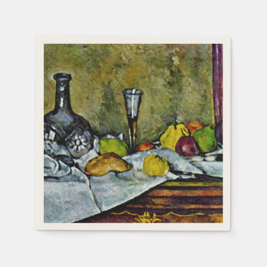 Serviette En Papier Cezanne - Dessert (Devant)