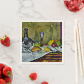 Serviette En Papier Cezanne - Dessert (En situation)