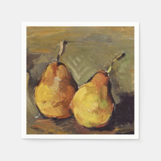 Serviette En Papier Cezanne - Deux poires (Devant)