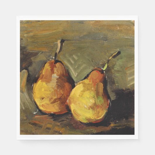 Serviette En Papier Cezanne - Deux poires (Devant)