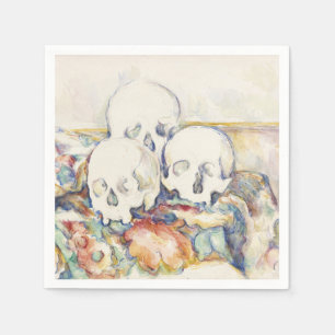 Serviette En Papier Cezanne Les Trois Crânes Affiche d'Art Vintage Imp