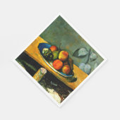 Serviette En Papier Cezanne - Pêche, poires et raisins (Coin)