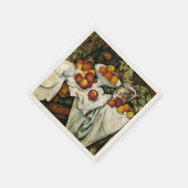 Serviette En Papier Cezanne - Pommes et Oranges (Coin)
