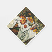 Serviette En Papier Cezanne - Pommes et Oranges (Coin)