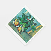 Serviette En Papier Cezanne - Pot de primeurs et fruits (Coin)