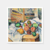 Serviette En Papier Cezanne - Une table d'angle (Devant)