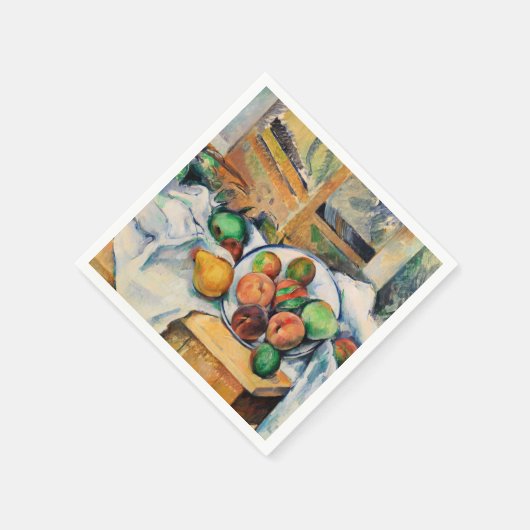 Serviette En Papier Cezanne - Une table d'angle (Coin)