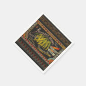 Serviette En Papier Chaîne Étiquette de haricot Vegetable Pays (Coin)