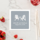 Serviette En Papier Chaises Adirondack | MARIAGE (En situation)