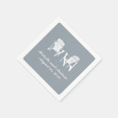 Serviette En Papier Chaises Adirondack | MARIAGE (Coin)