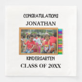 Serviette En Papier Chalet de jardin d'enfants personnalisé (Devant)