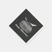 Serviette En Papier Chalk Citrouille Chalkboard Halloween Party (Coin)