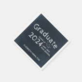 Serviette En Papier Chalkboard High School Photo Graduation Party (Coin)