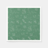 Serviette En Papier Chalkboard Science Motif Anniversaire Fournitures  (Devant)