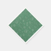 Serviette En Papier Chalkboard Science Motif Anniversaire Fournitures  (Coin)