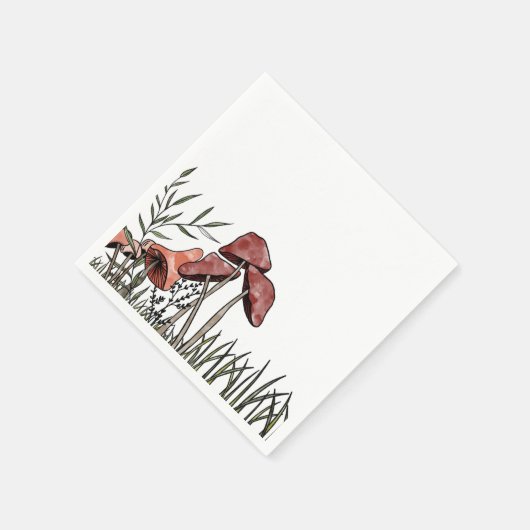 Serviette En Papier Champ champignon (Coin)