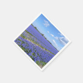 Serviette En Papier Champ de Hyacinthes (Coin)