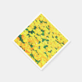 Serviette En Papier Champ de tulipe - jaune or (Coin)