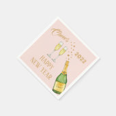 Serviette En Papier Champagne Bonne Nouvel An Napkins (Coin)