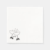 Serviette En Papier Champagne Bows (Devant)