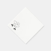 Serviette En Papier Champagne Bows (Coin)