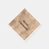 Serviette En Papier Champagne Gold Glam Sparkle Glitz (Coin)