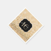 Serviette En Papier Champagne or parties scintillant scintille Sweet 1 (Coin)