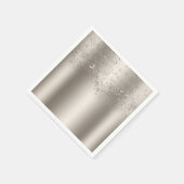 Serviette En Papier Champagne Shimmer Flutter Papillon doux 16 Partie (Coin)