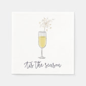Serviette En Papier Champagne Sparkler (Devant)