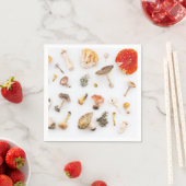 Serviette En Papier Champignons (En situation)