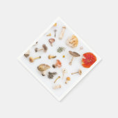 Serviette En Papier Champignons (Coin)