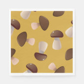 Serviette En Papier Champignons bruns (Devant)