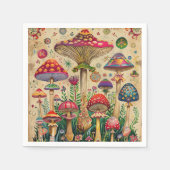 Serviette En Papier Champignons de Conte de Fées (Devant)