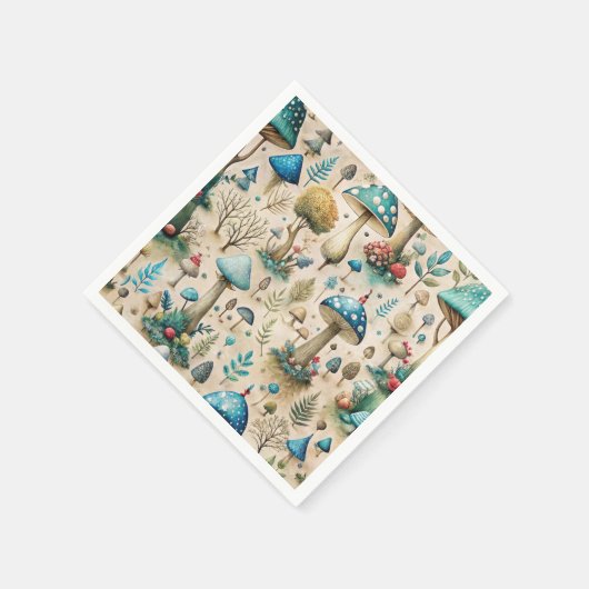 Serviette En Papier Champignons Fairyland (Coin)