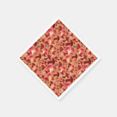 Serviette En Papier Champignons mignons (Coin)